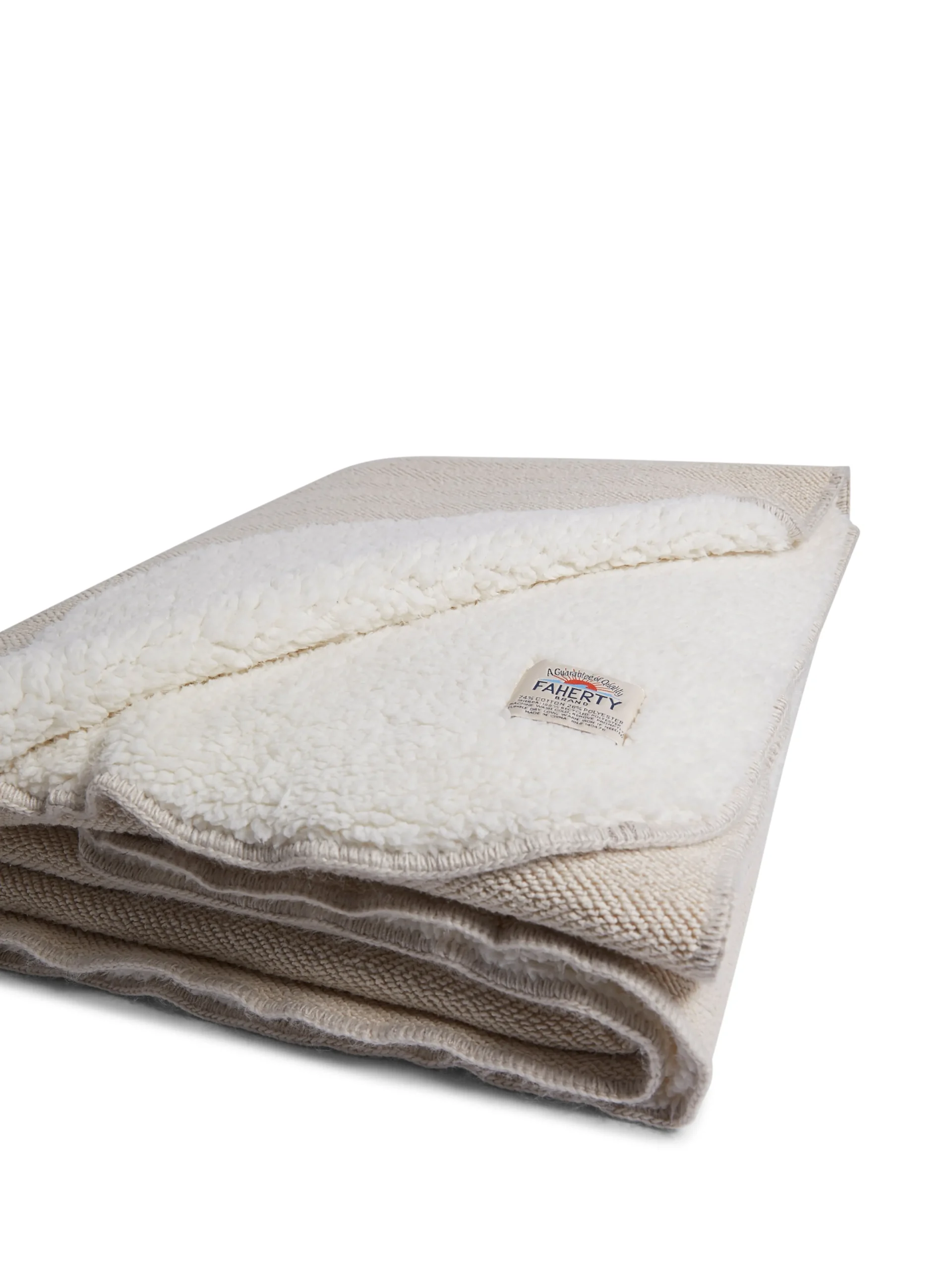 Home & More|Home & More^Faherty Brand Whitewater High Pile Fleece Blanket - Summer Sands