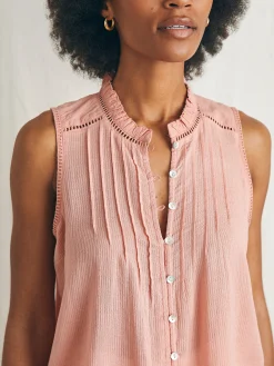 Shirts & Tops^Faherty Brand Willa Sleeveless Top - Rosette