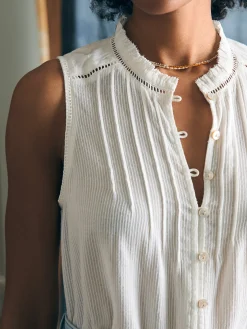 Shirts & Tops^Faherty Brand Willa Sleeveless Top - White