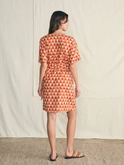 Dresses^Faherty Brand Willow Dress - Spiced Shibori Print